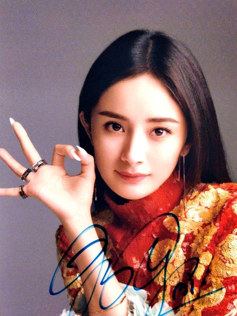 Amazon.co.jp: ヤン・ミー直筆サイン入り超大型写真…Yang Mi…中国有名 