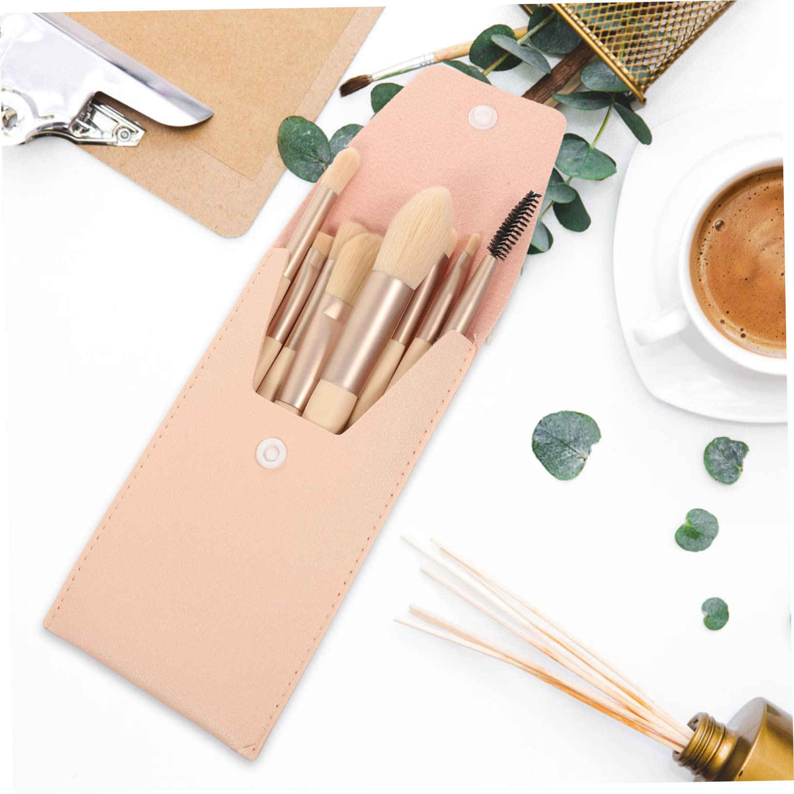 MAGICLULU 5 Sets Make-up-pinsel-set Pinsel Kosmetik-werkzeug Reise-make-up-set Kompakte Aufbewahrungstasche Für Beauty-tools Für Frauen Und Mädchen