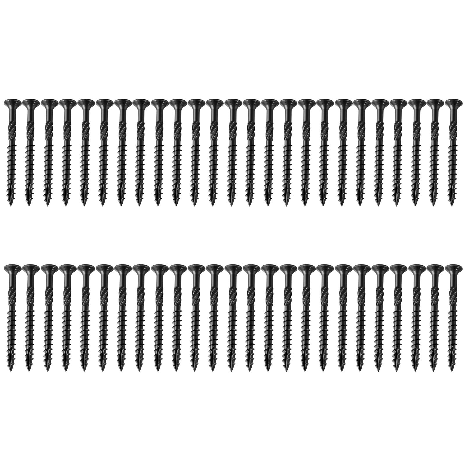 Nucelit 4.2 X 38 Of 50 Spell Operate Head Deck Screws Powerful Mild Steel For Outdoor Fence Wood Installation Against Oxidation Coating Mild Steel Star Head Deck Screws
