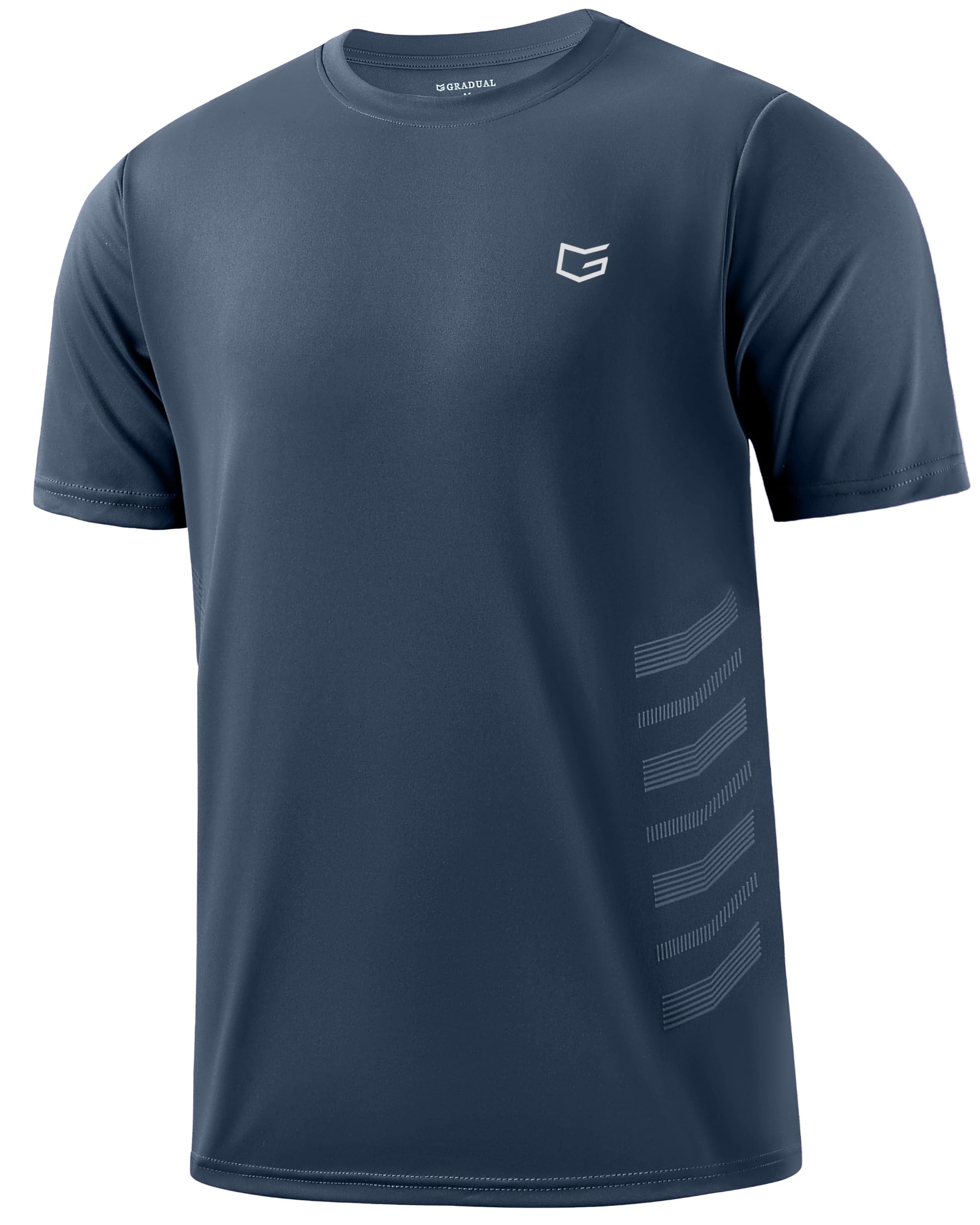 Workout Shirts for Men Quick Dry Athletic Gym Running T-Shirt