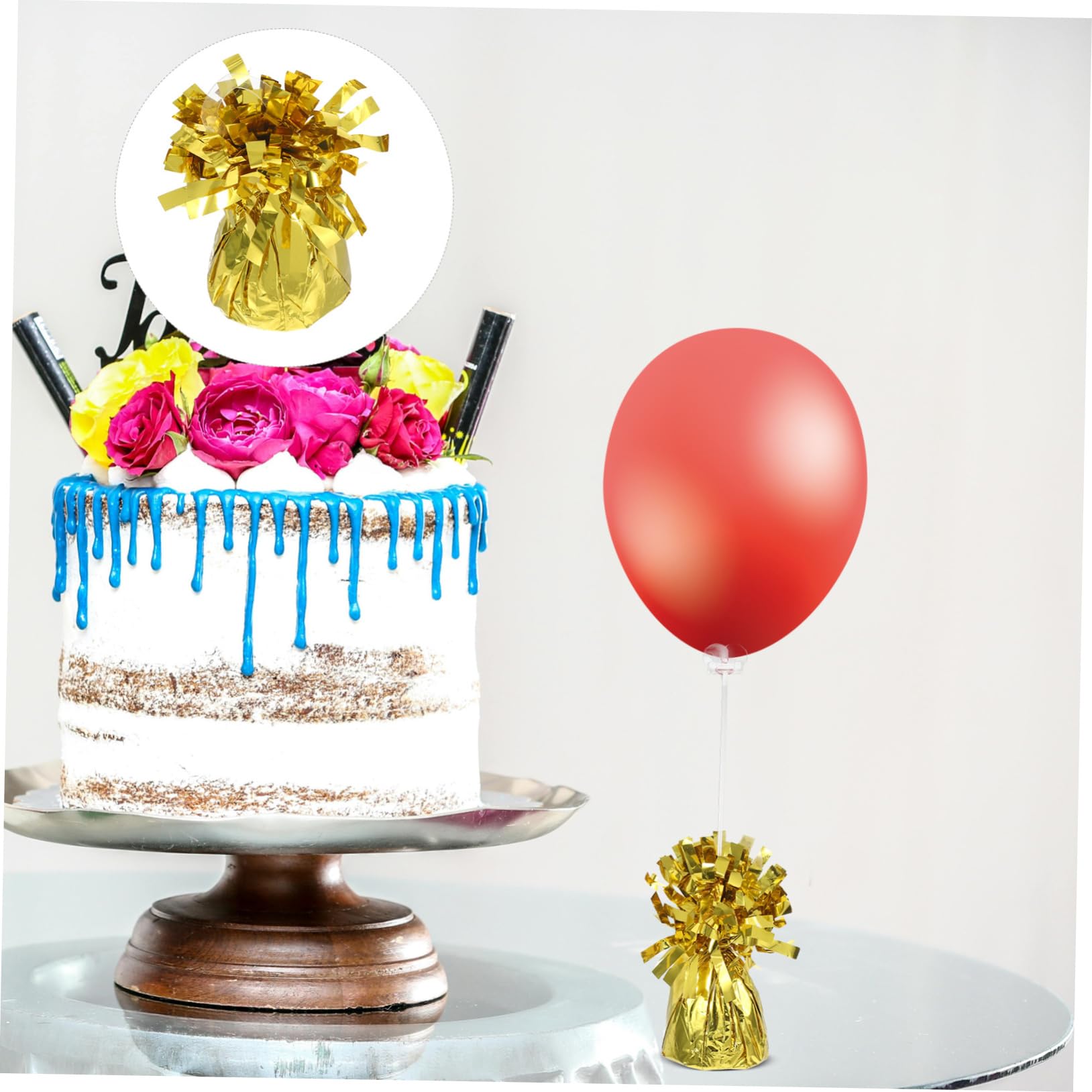 BESTYASH 6pezzi Base Appesantita Per Palloncini in Peso Per Palloncini Esterni Decorativi Blocco Di Peso Per Compleanni Di Pesi Per Eventi