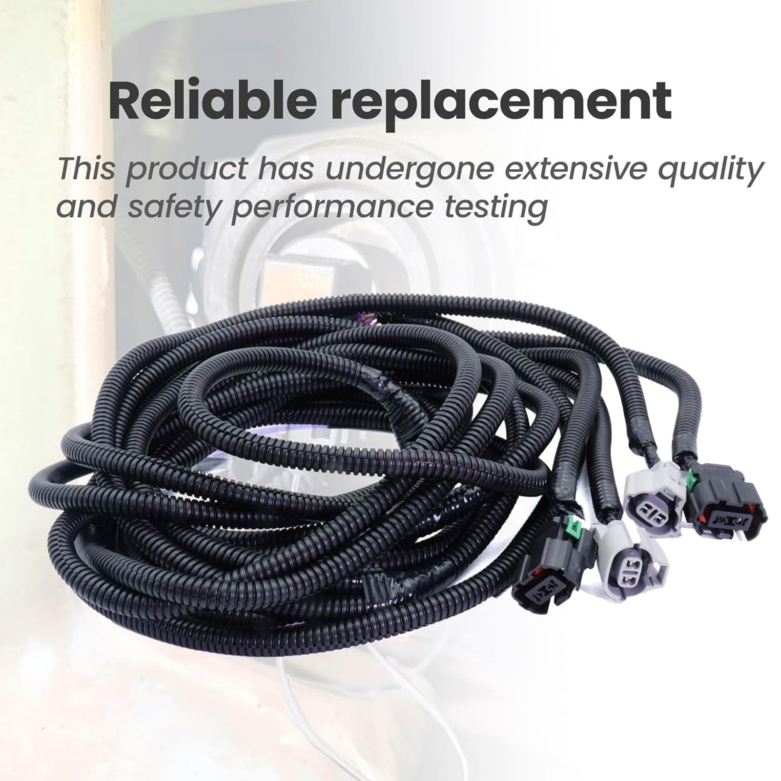 Arnés de lámpara antiniebla para 2010-2013 92243262 645-536 Conjunto de cableado de luz de repuesto Accesorios para automóviles Conjunto de cableado de luz de repuesto de lámpara Accesorios para Fácil