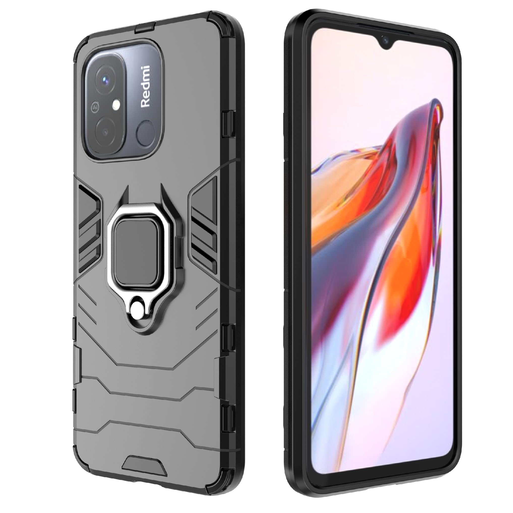 MOJIA Cover Per Xiaomi Redmi 12C / Redmi 11A / Poco C55, PU