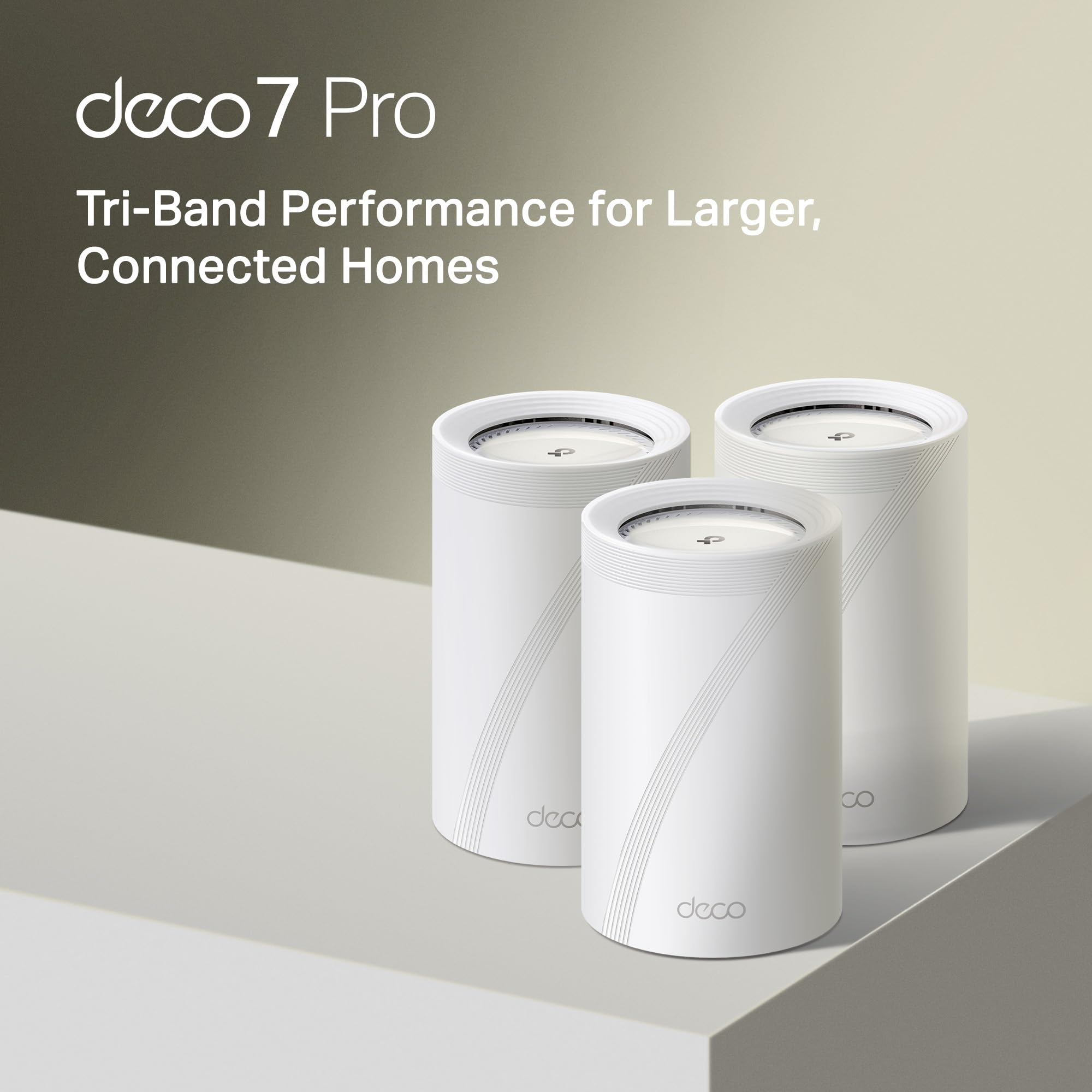 TP-Link Deco 7 Pro BE77 BE17000 Tri-Band WiFi 7 Mesh System- 9