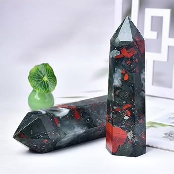 Amazon.com: FZBHRO Large Crystal Towers Africa Blood Stone 6