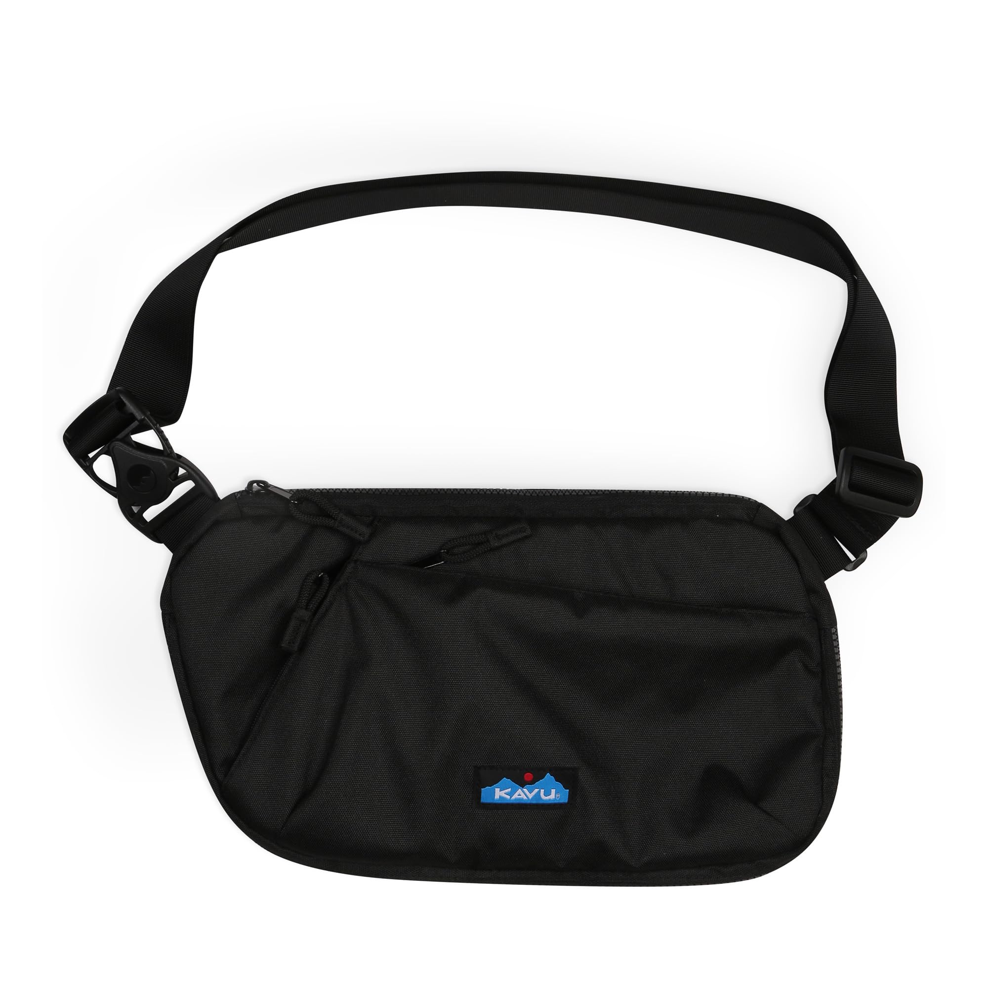 KAVU Roam Sling Bag, Crossbody Bag for Women & Men | Lightweight Travel & Everyday Carry | Padded Design & Water Resistant, Raven