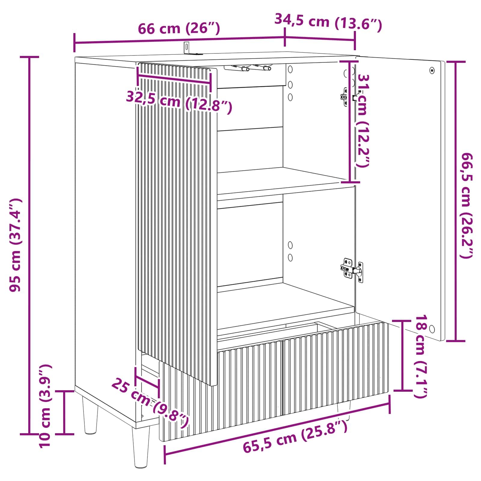 Madera compuesta para comedor y sala de estar modelo estándar Marrón 66 x