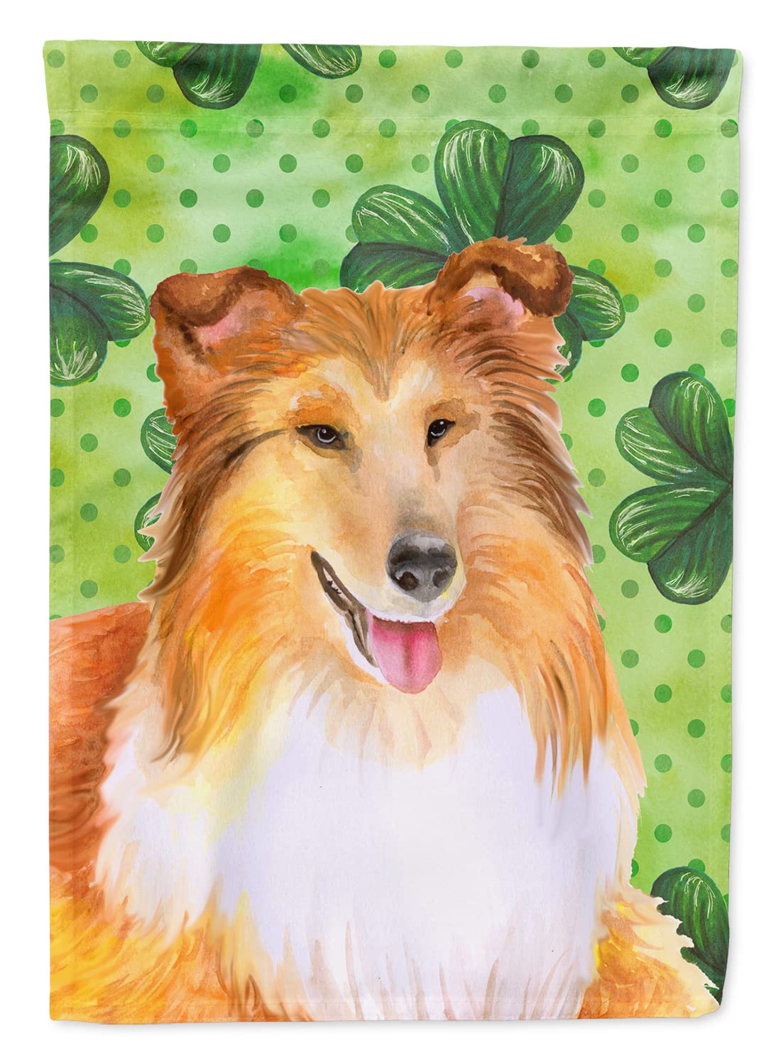 Drapeau de maison Sheltie décoratif pour sublimer votre jardin à la Saint-Patrick