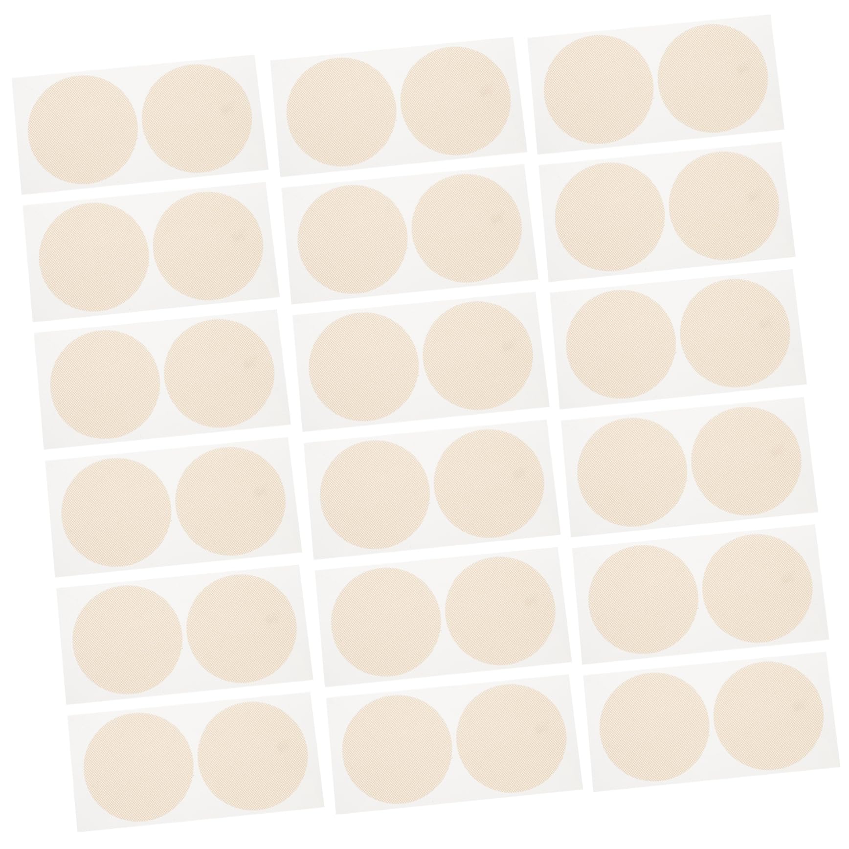 LIFKOME 20pairs Men Breast Patches Breathable -chafing for Runners Ultra-thin Hiders for Sports Invisible for Endurance Activities Skin Tone