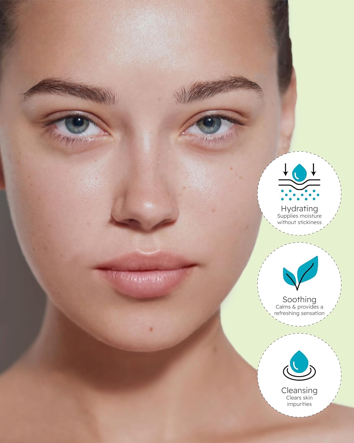 Beyond Angel Aqua Moisture Big Toner (16.9fl oz) - Korean Skin Care. Refreshing & Soothing Hydration for Sensitive Skin, Vegan Formula. Chervil, Hyaluronic Acid, Panthenol. - Image 3