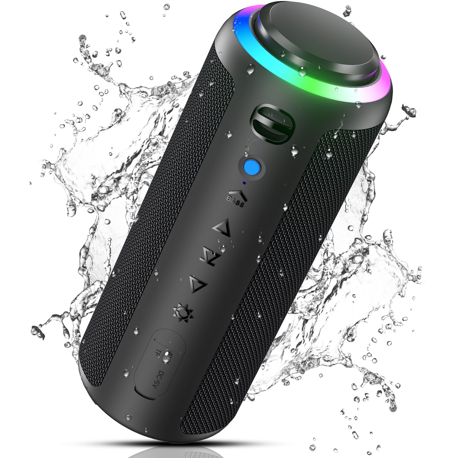 VOSFEEL Bluetooth-Lautsprecher, IPX7 30H Bluetooth-Musik-Box