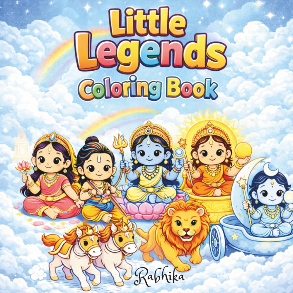 Little Legends: A Baby Gods Coloring Book