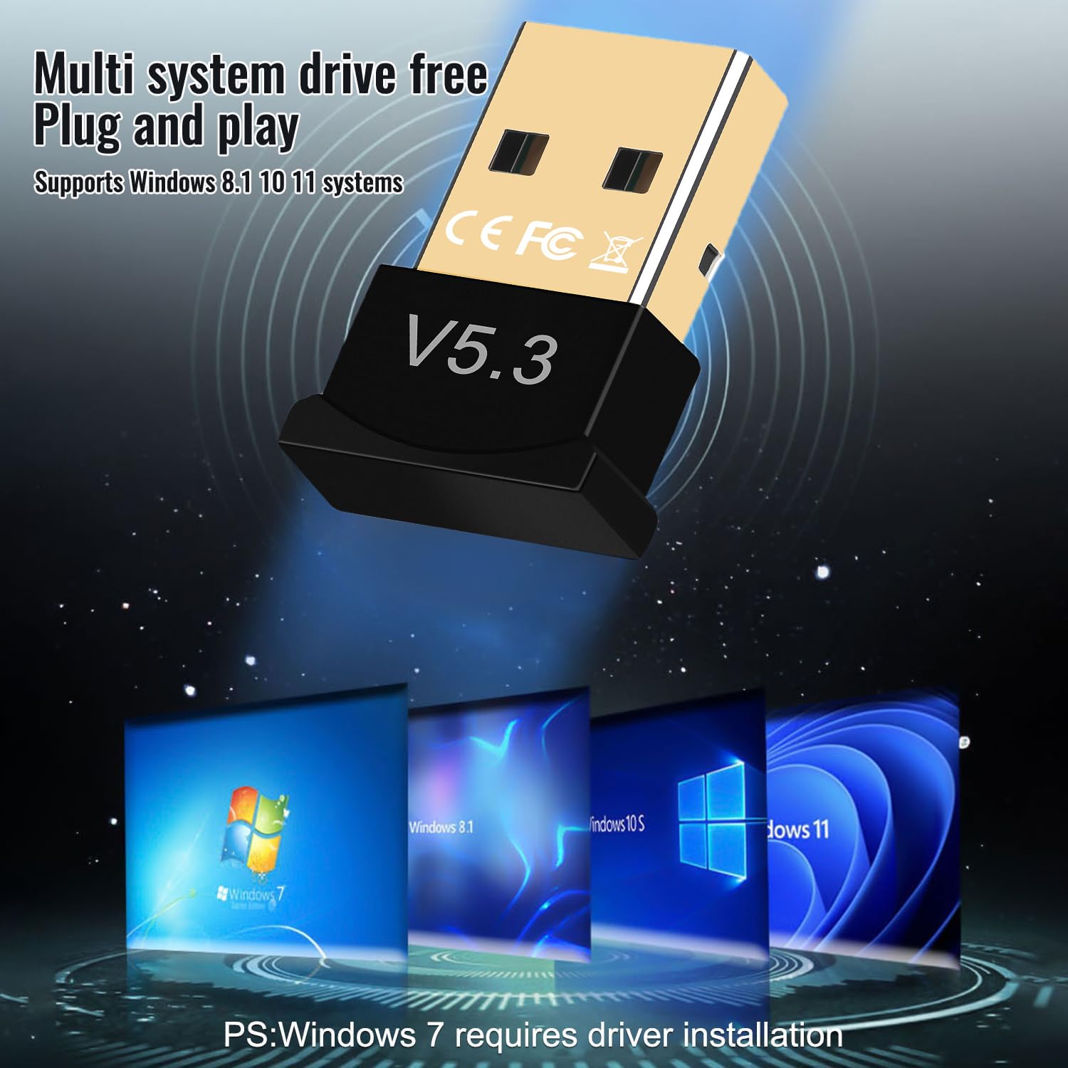 Adattatore Bluetooth Per Pc - Chiavetta Bluetooth Per Pc Adattatore Bluetooth Usb 5.4 Plug Play Adattatore Usb Bluetooth Compatibile Con Windows 11/10/8.1/7