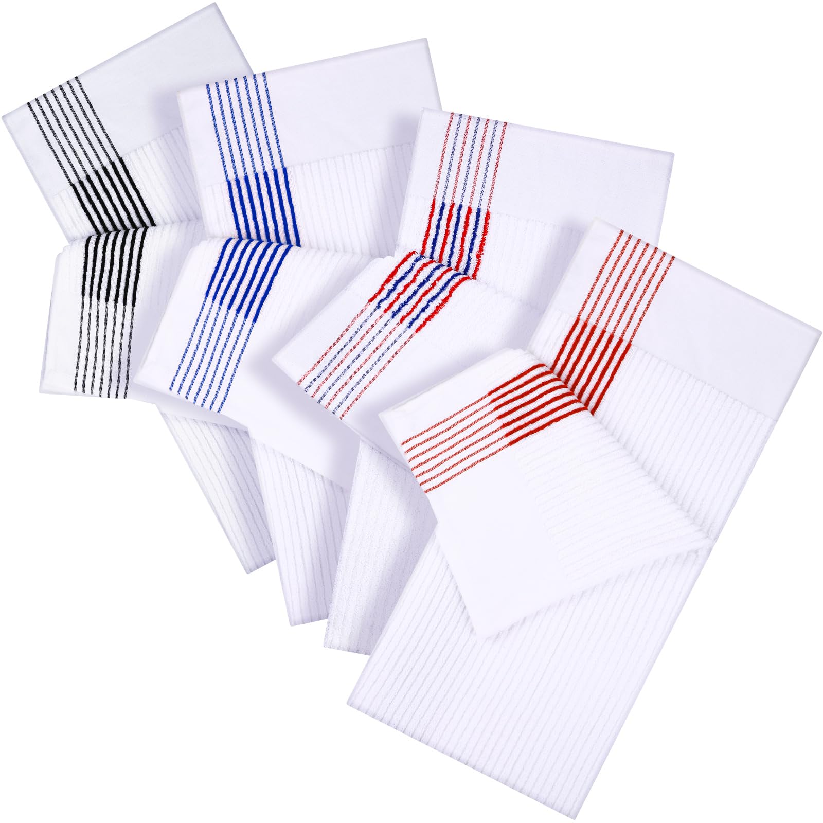 Mixweer 4 Pcs Caddy Golf Towel 22" x 42" Large Cotton Soft Golf Towels for Men, Classic Color