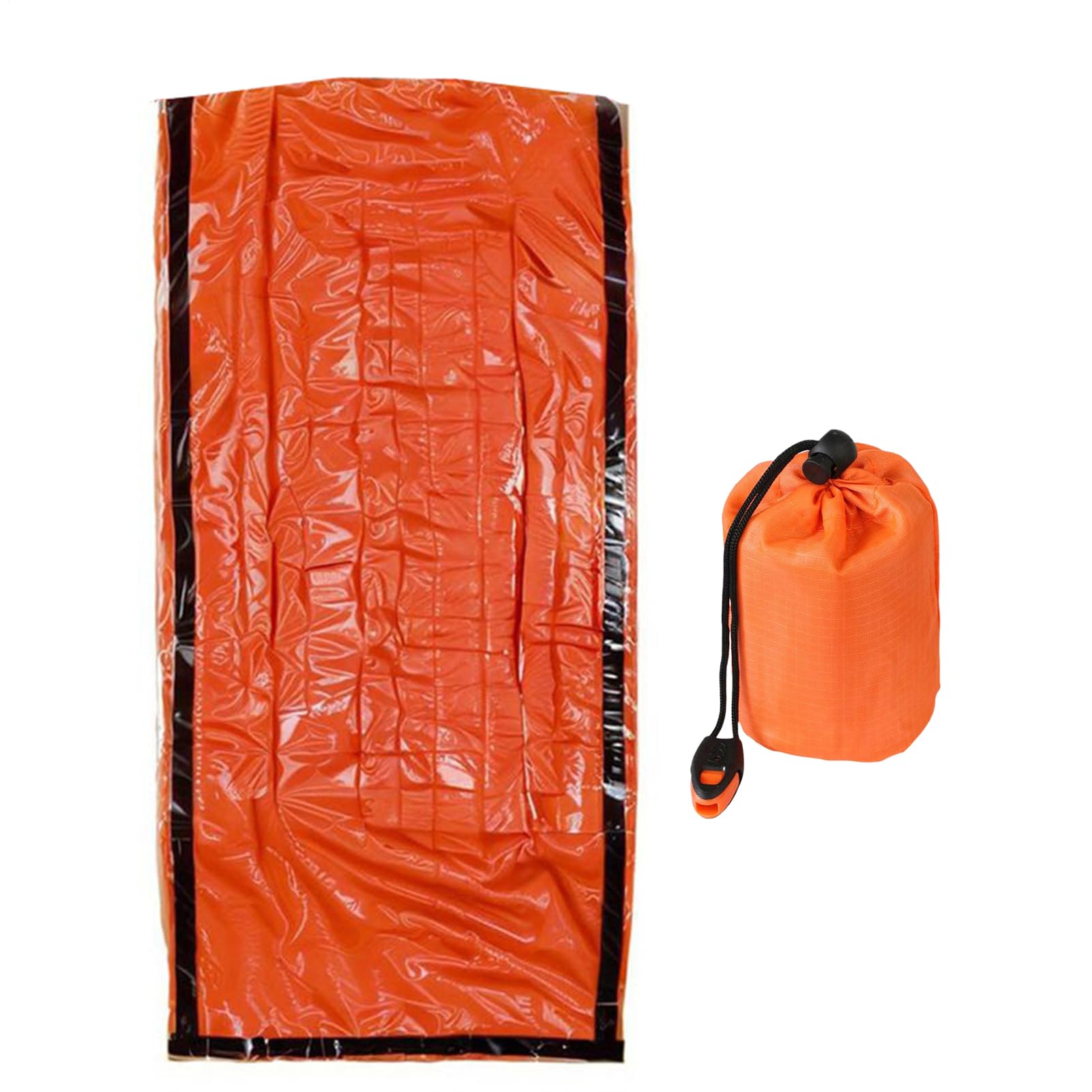Camping Sleeping Bag Thermal Retention Windproof Thermal Sleeping Bag Survival Blanket - Extreme Cold Weather Hiking Backpacking for