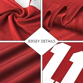 Bulk Custom Football Jersey Add Your Team Name Number Customized Uniform Personalized Jersey Shirt for Men Women Youth