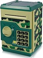 Vista 10 de Alcancías electrónicas para niños, gran juguete de regalo para niños y niñas, caja de ahorro de dinero con contraseña, regalo perfecto para niños
