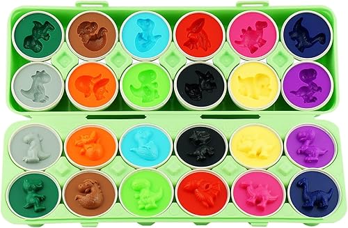 Miniatura 2 de Dimple Juguete a juego de 12 huevos de dinosaurio a juego con soporte para huevos de Pascua con soporte - Juguetes de huevos para niños pequeños