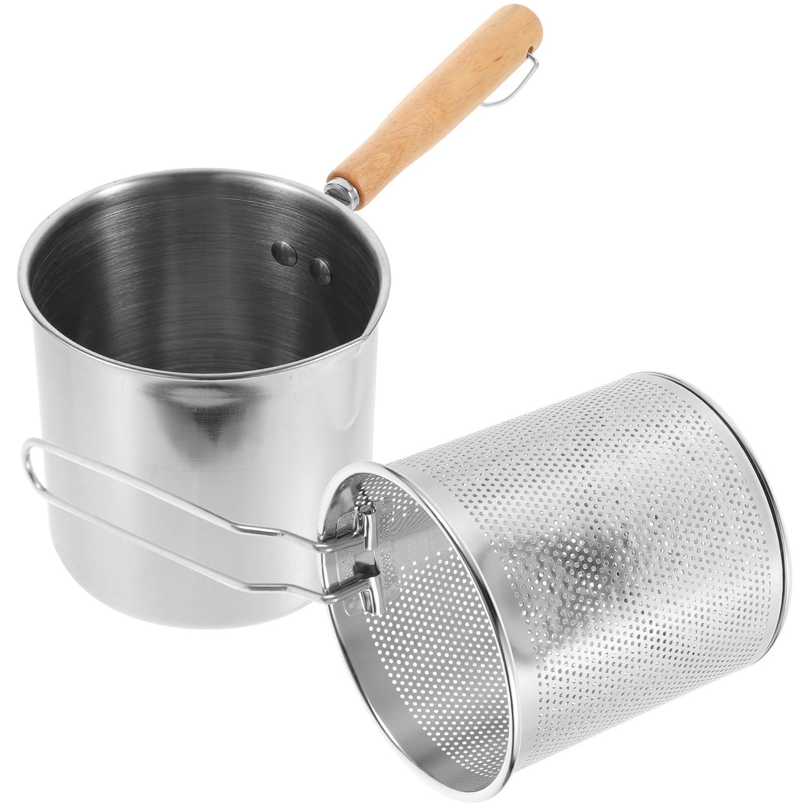 Friteuse inox petite capacité Zerodeko avec panier en acier robuste