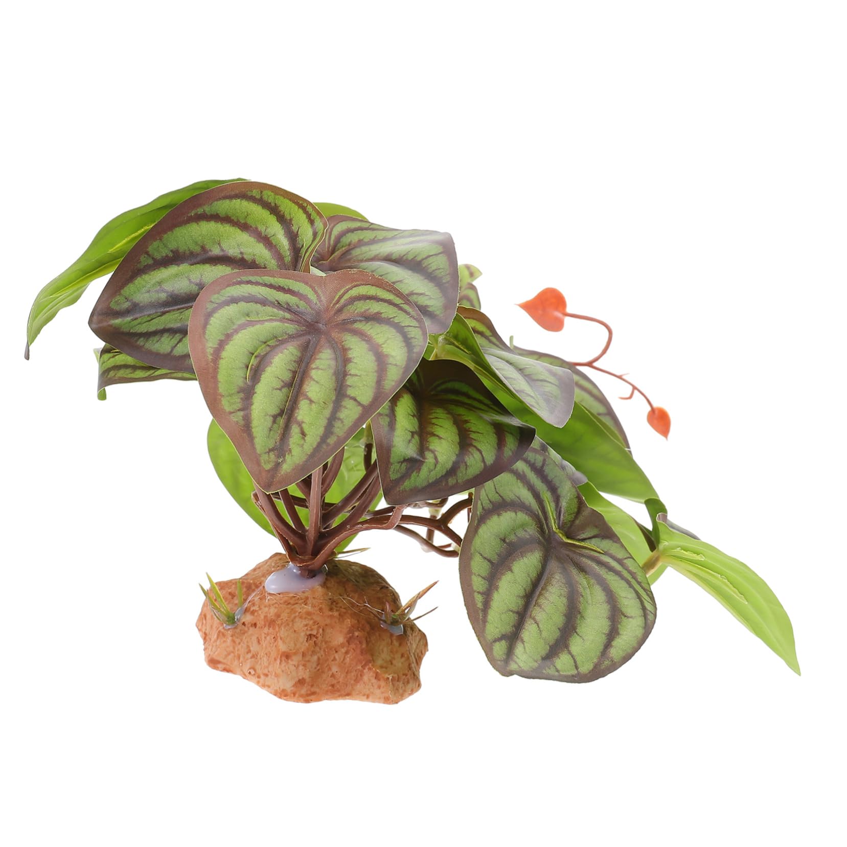 HOLIDYOYO Realistic Reptile Plant Decor Snake Terrarium Plants Artificial Resin for Terrarium