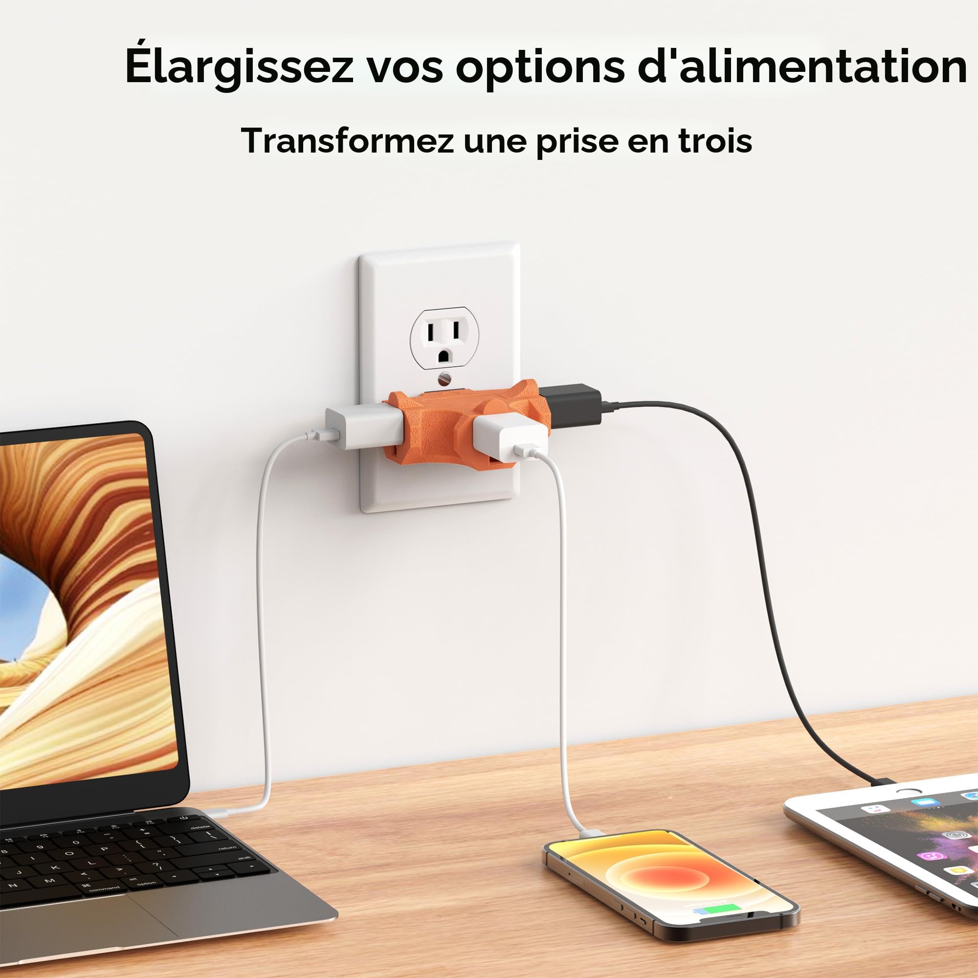 Adaptateur De Mise à La Terre Eagle 419GY – 15A 125V – 2 Vers 3 Broches – Occasion