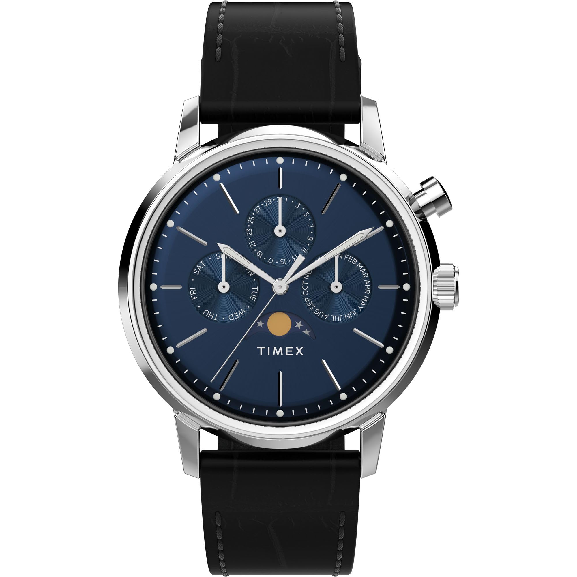 TIMEX Marlin Men Blue Round Dial Analog Watch - TW2W51200UJ (B0D31B3TGB) Amazon Price History, Amazon Price Tracker