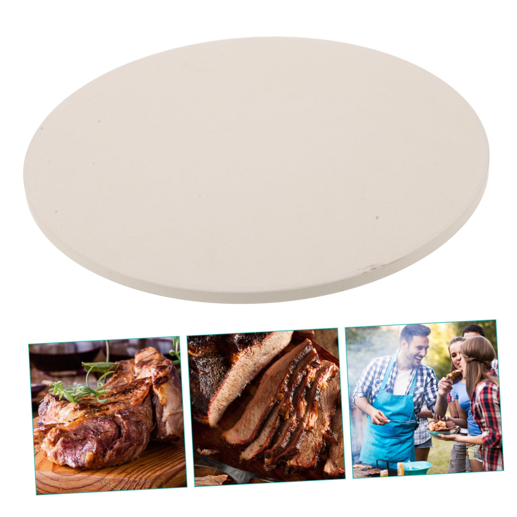 Piedra Redonda de Pizza para Horno Cordierita para Parrilla