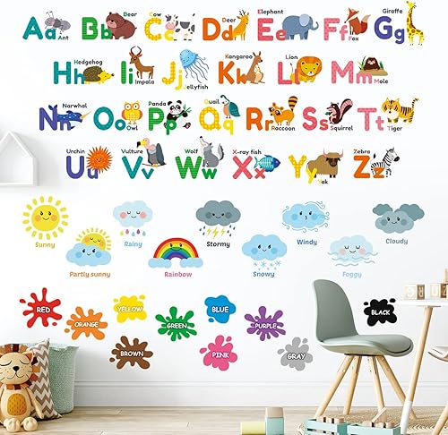 Miniatura 8 de DECOWALL DSL-8067 Calcomanías de pared de animales de la selva para bebé, decoración de habitación de niños, decoración de bebé, safari, habitación