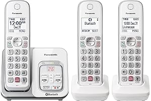Panasonic Cordless Phone with 3 Handsets