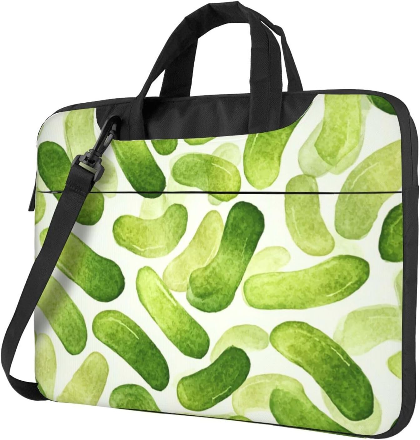 Laptop Shoulder Bag Messenger Bags Sushi Dill Pickles Laptop Bag Computer Bags for Men Women