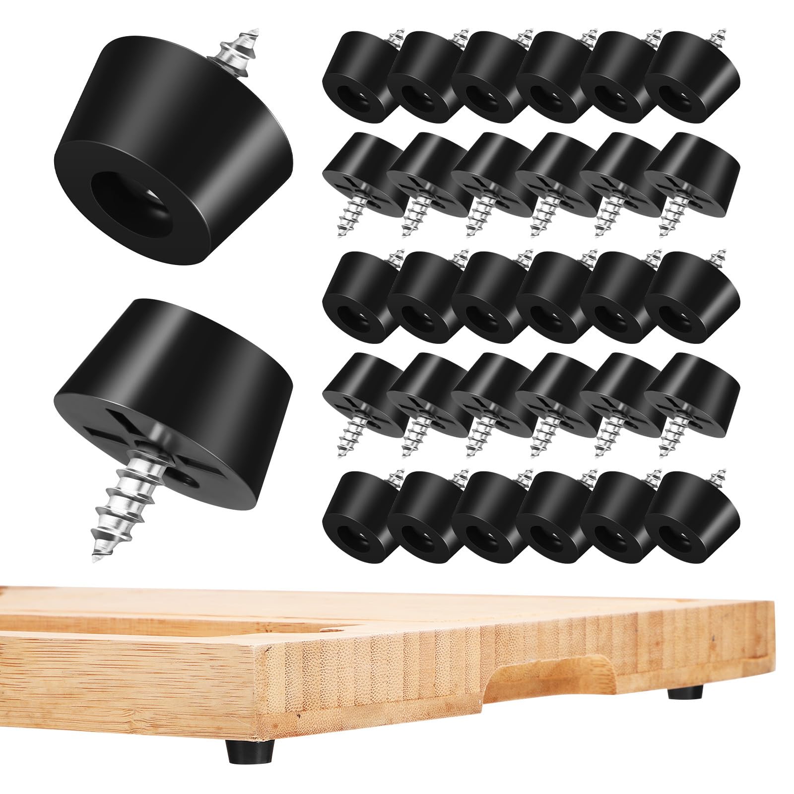 Patas de plástico para muebles negros: estabilidad y orden en tu cocina y hogar