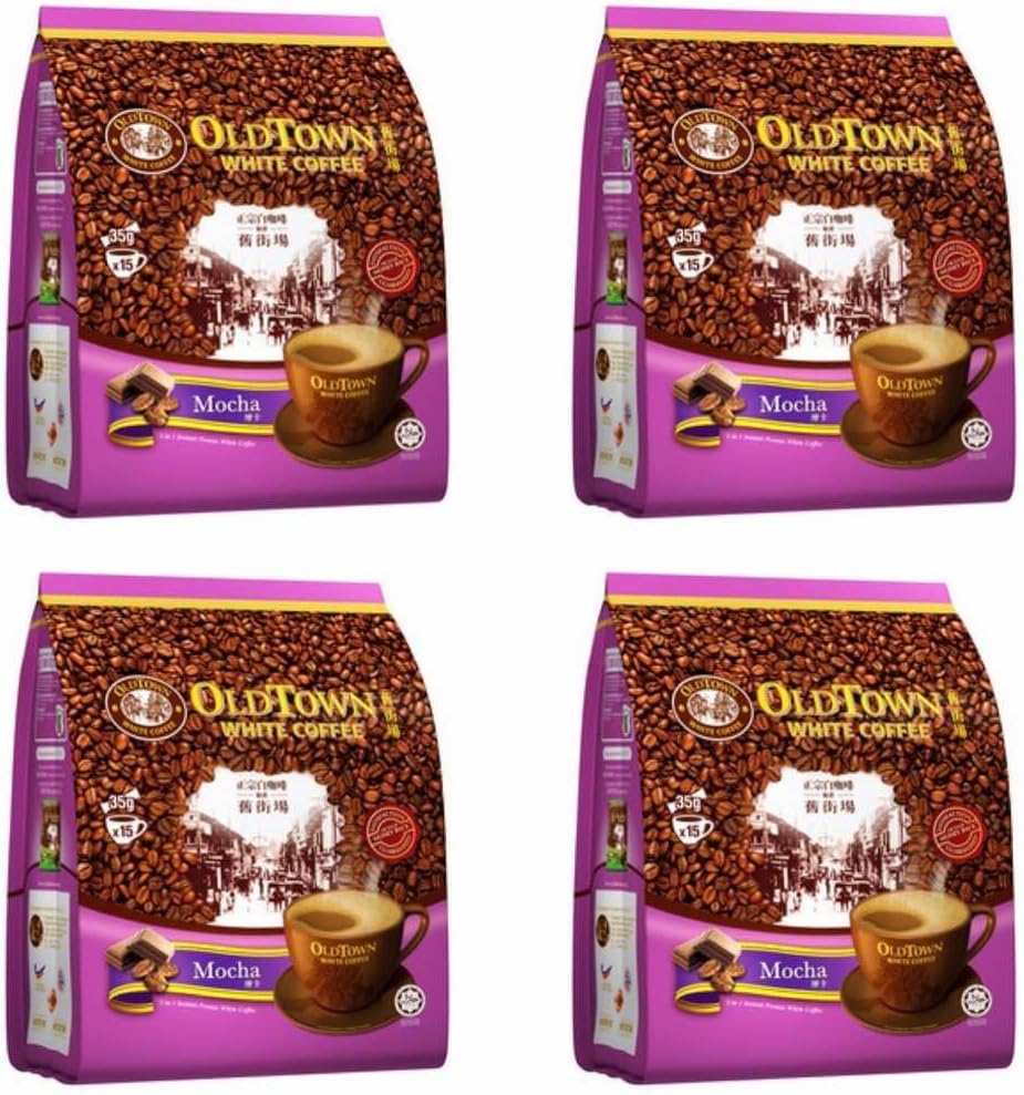Old Town White Coffee 3 in 1 Mocha Flavor (10 pack x 15 sachets) Imported from Malaysia