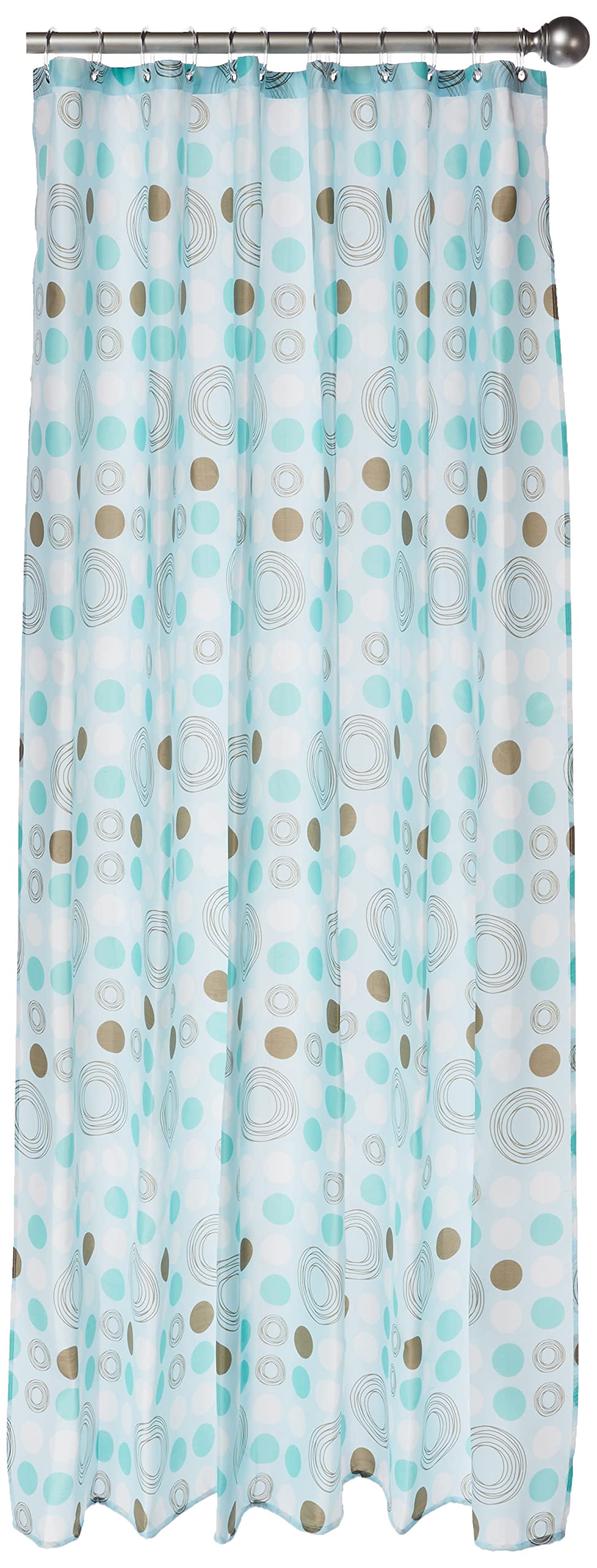 HOMEPRO Better Value for Better Living Home Pro Polyester Shower Curtain, 180 cm Size, Printed, Multicolour, Large