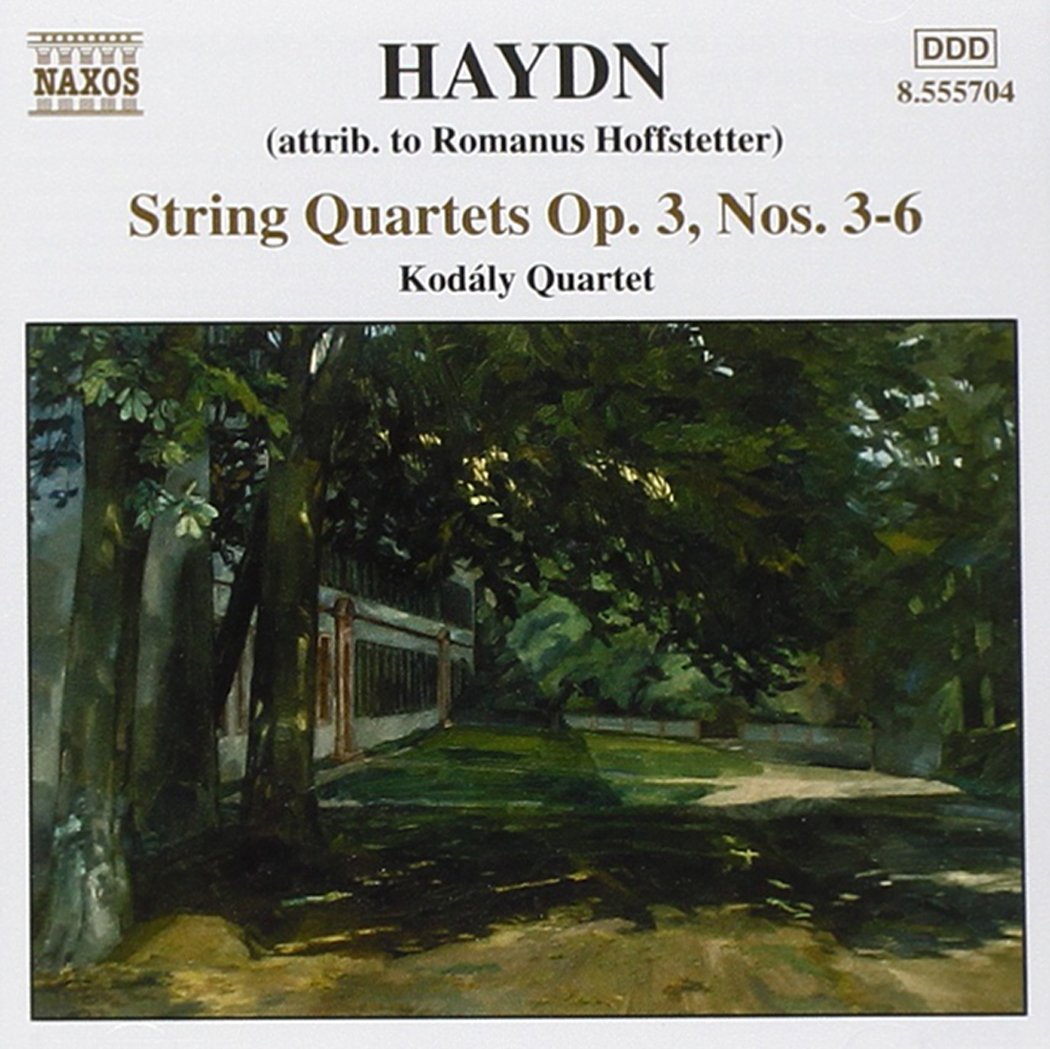 Haydn-String Quartets Op 3 Nos 3 - 6