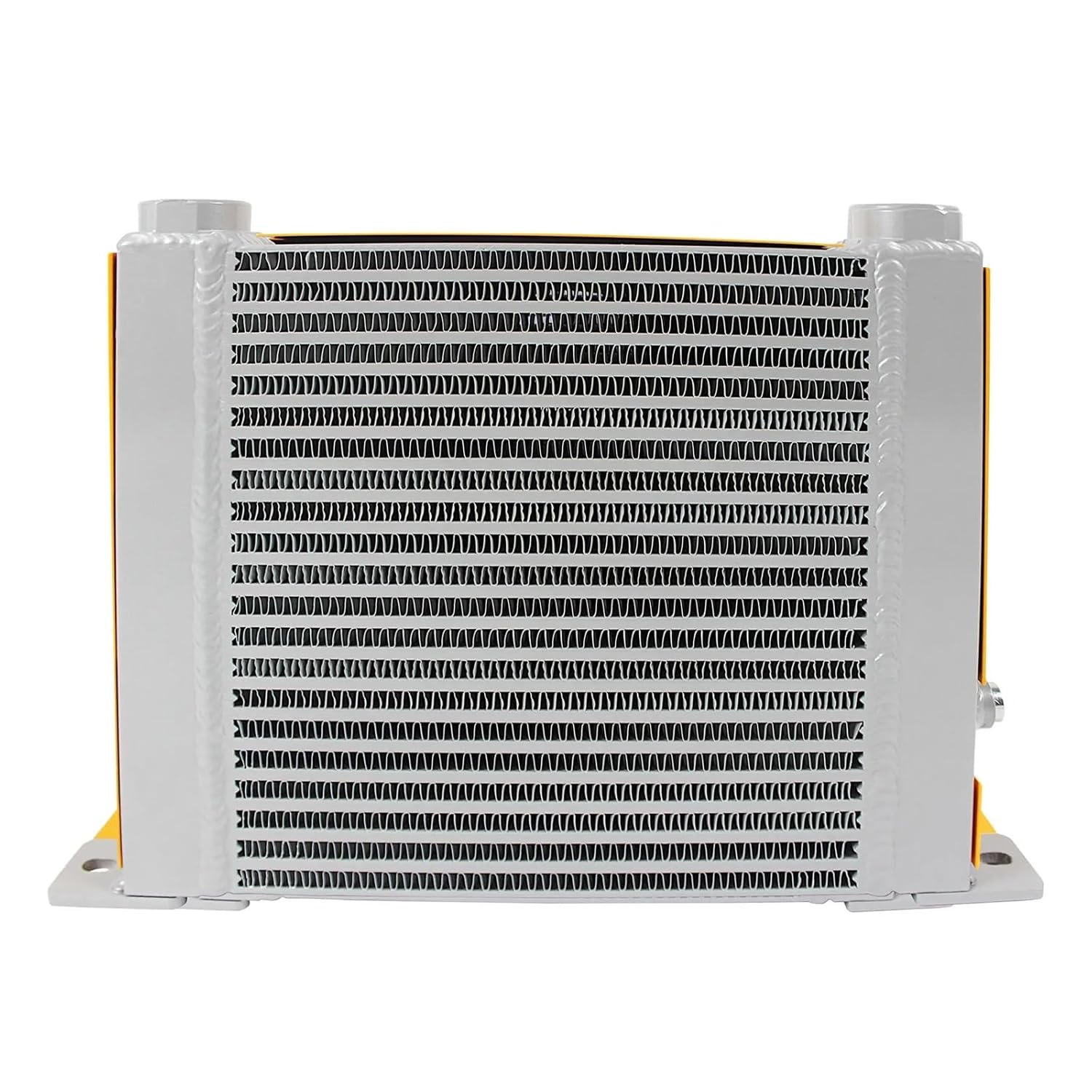 AH1012T-CA 100L/min Flow Radiator Oil Cooling Heat Exchanger Air-Cooled Oil Radiator Plate Pin for Hydraulic System Efficient Shock Absorption(AC220)