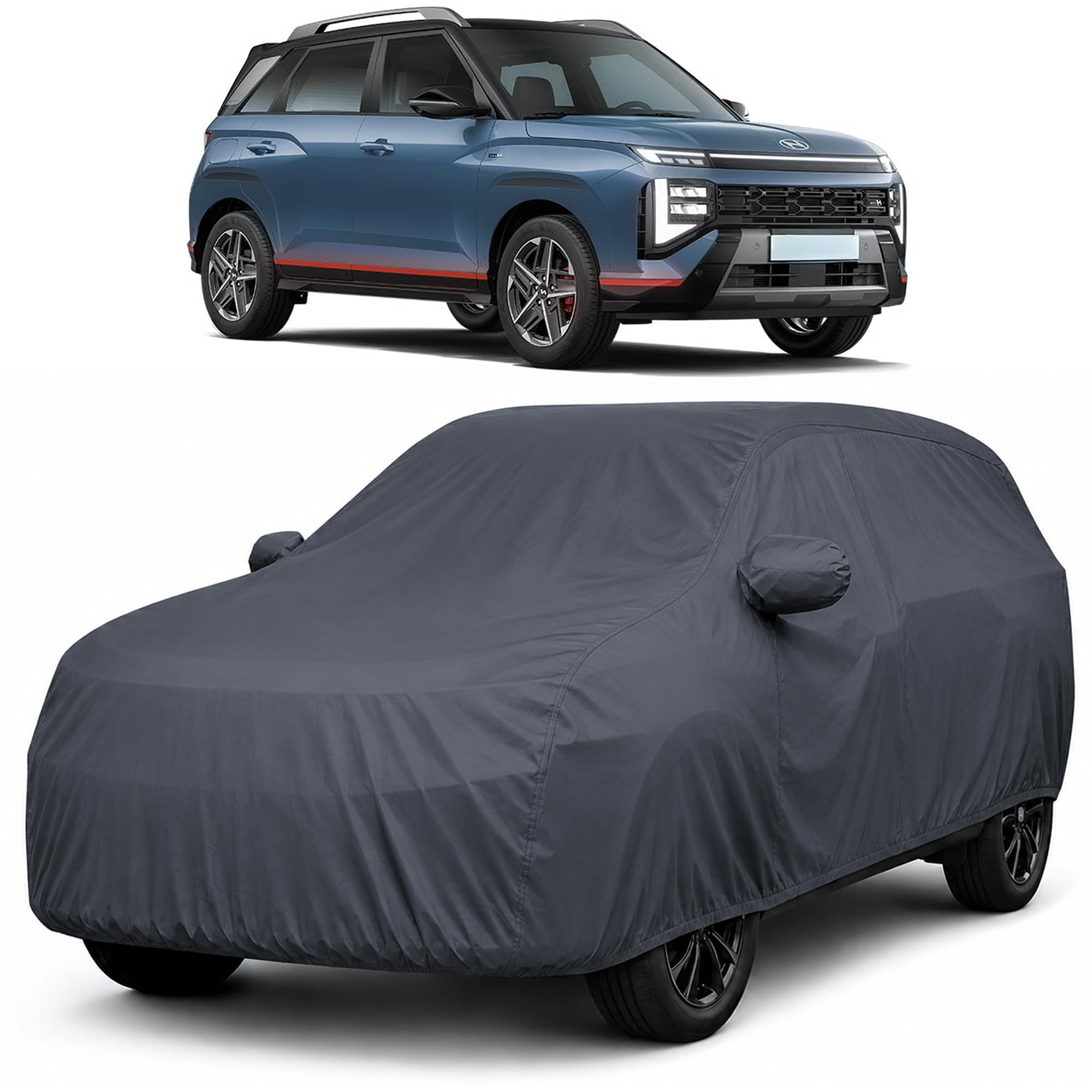 Autofact Premium Car Cover for Venue 2025-2026 | All Weather Waterproof Full Body Car Cover | Light-Weight Triple-Stitched Outdoor Shield with UV Protection, Dustproof & Heat-Resistant