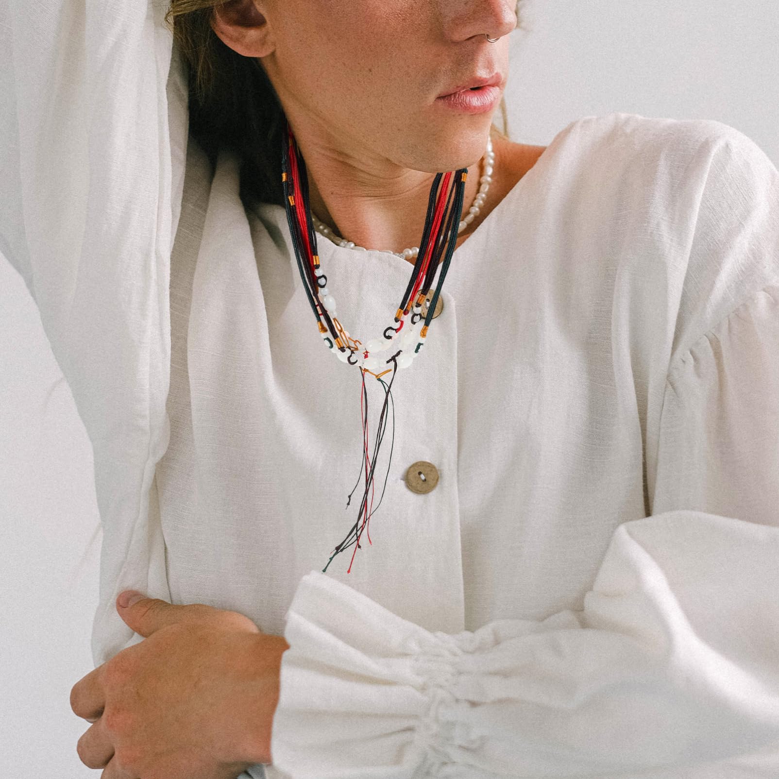 Toddmomy Ocarina Craft Hanging Strap Hand Braided Rope Material Multi-functional Diy Lanyard - Image 6