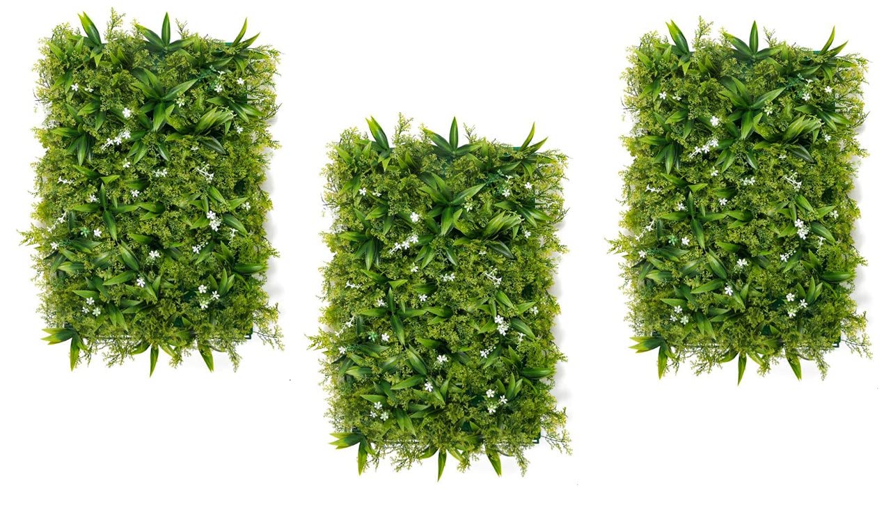 Artificial Wall Grass Tiles - Butterfly Design -6