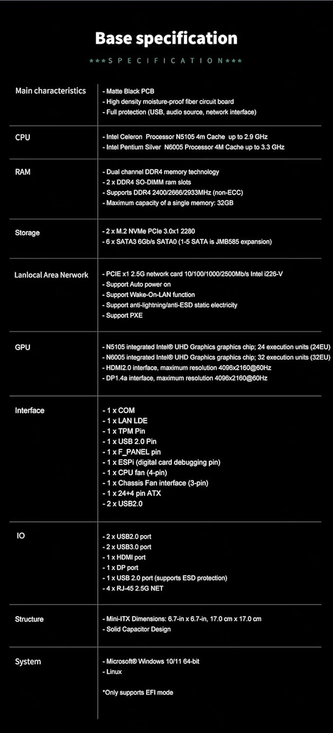 Placa Mãe NAS N6005 Testado por 30 dias: Ideal para Home Office