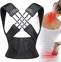 Cinta Postural | Cinta traseira ajustável e postura,postura traseira para alívio pescoço, ombro, clavícula e costas Tosier
