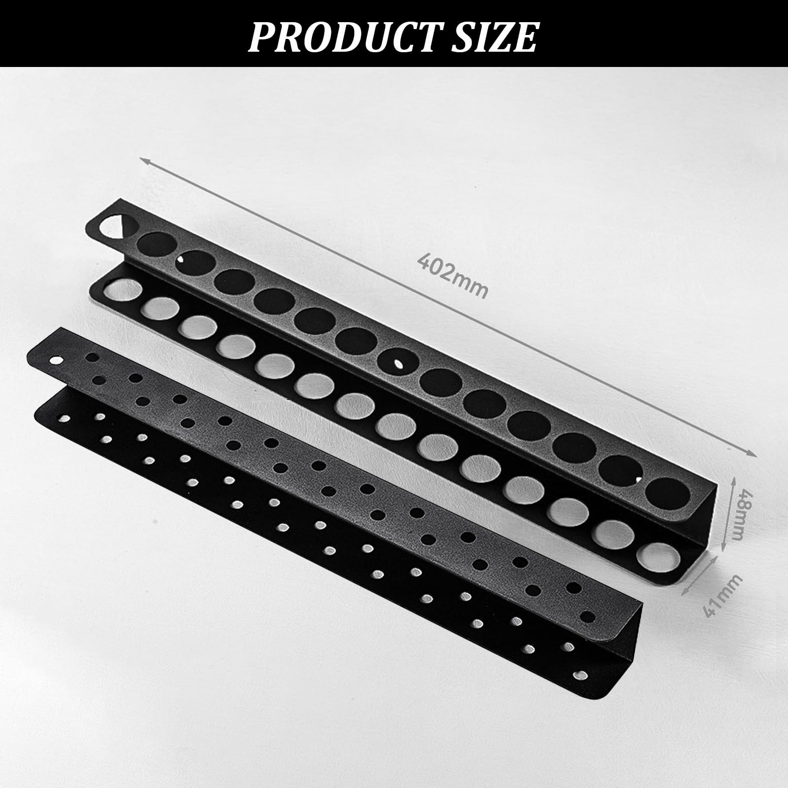2 Pezzi 40cm Porta Cacciavite Da Parete, Organizer Per Cacciaviti, Supporto Da Parete Per Cacciavite, Organizzatore Cacciavite Per Garage, Officina, Banco Di Lavoro