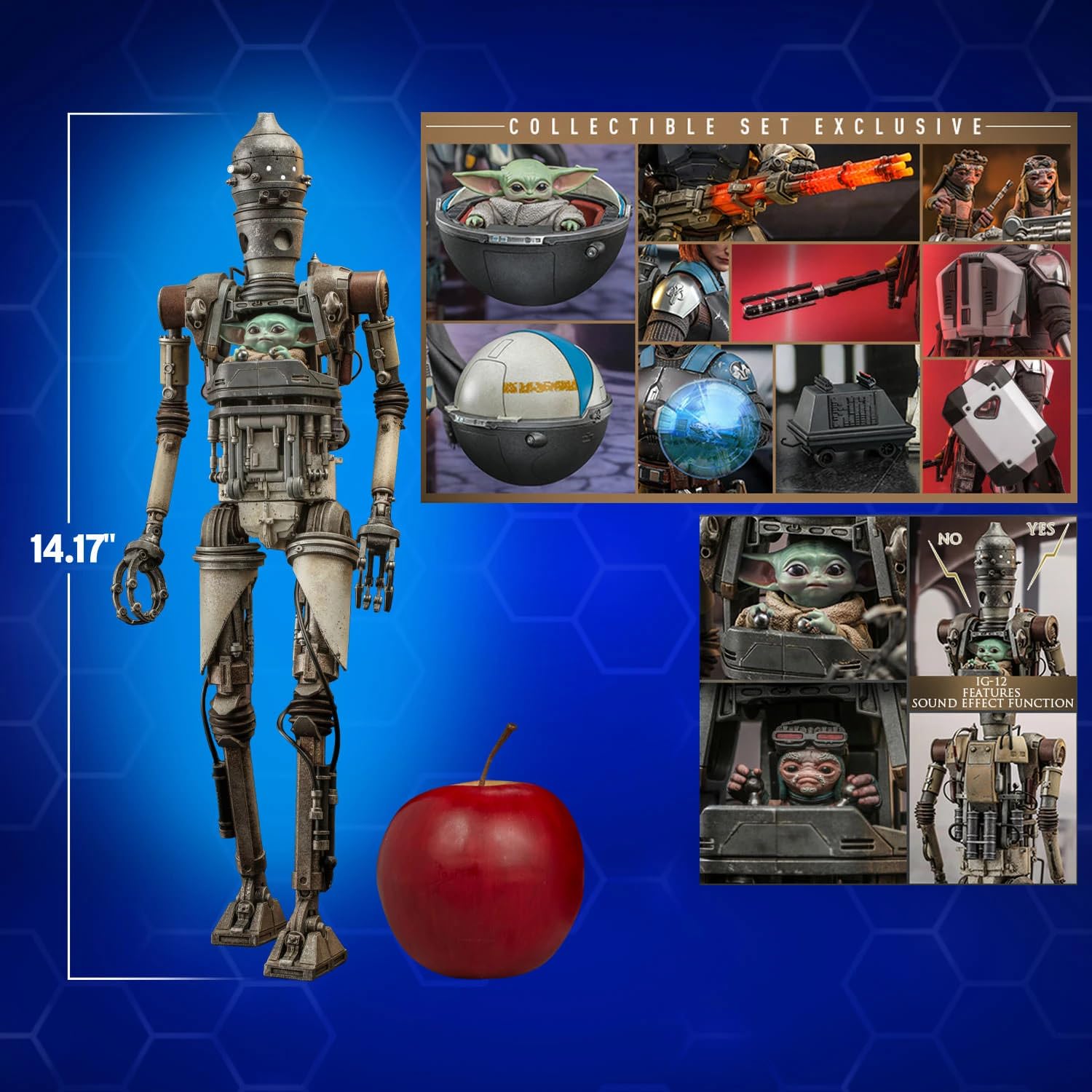 Amazon.co.jp: Hot Toys TMS104 スターウォーズ IG-12 & Grogu