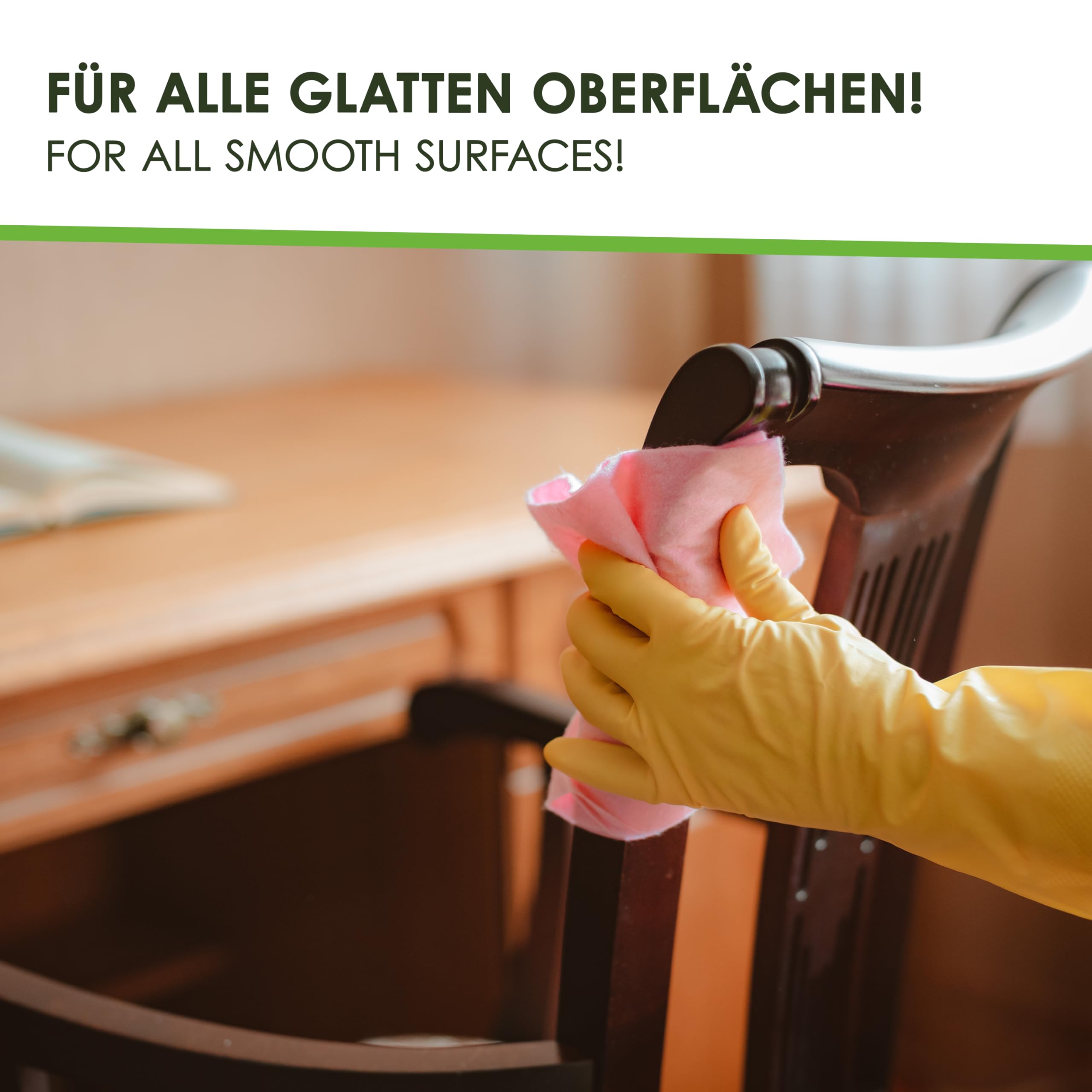 alkoholisches Flächendesinfektionsmittel 5L - Hochwirksame Flächendesinfektion mit Alkohol - Ideales Desinfektionsmittel für alle glatten Oberflächen