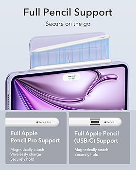 iPad Air パープル Apple Pencil付き Amazon.com: ZryXal New iPad Air 13 Inch Case M3 2025/M2 2024