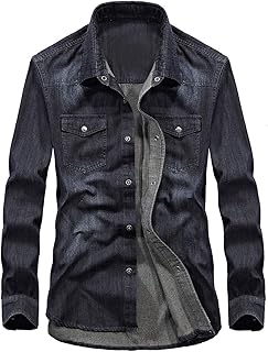Amazon.com: Black Denim Shirt