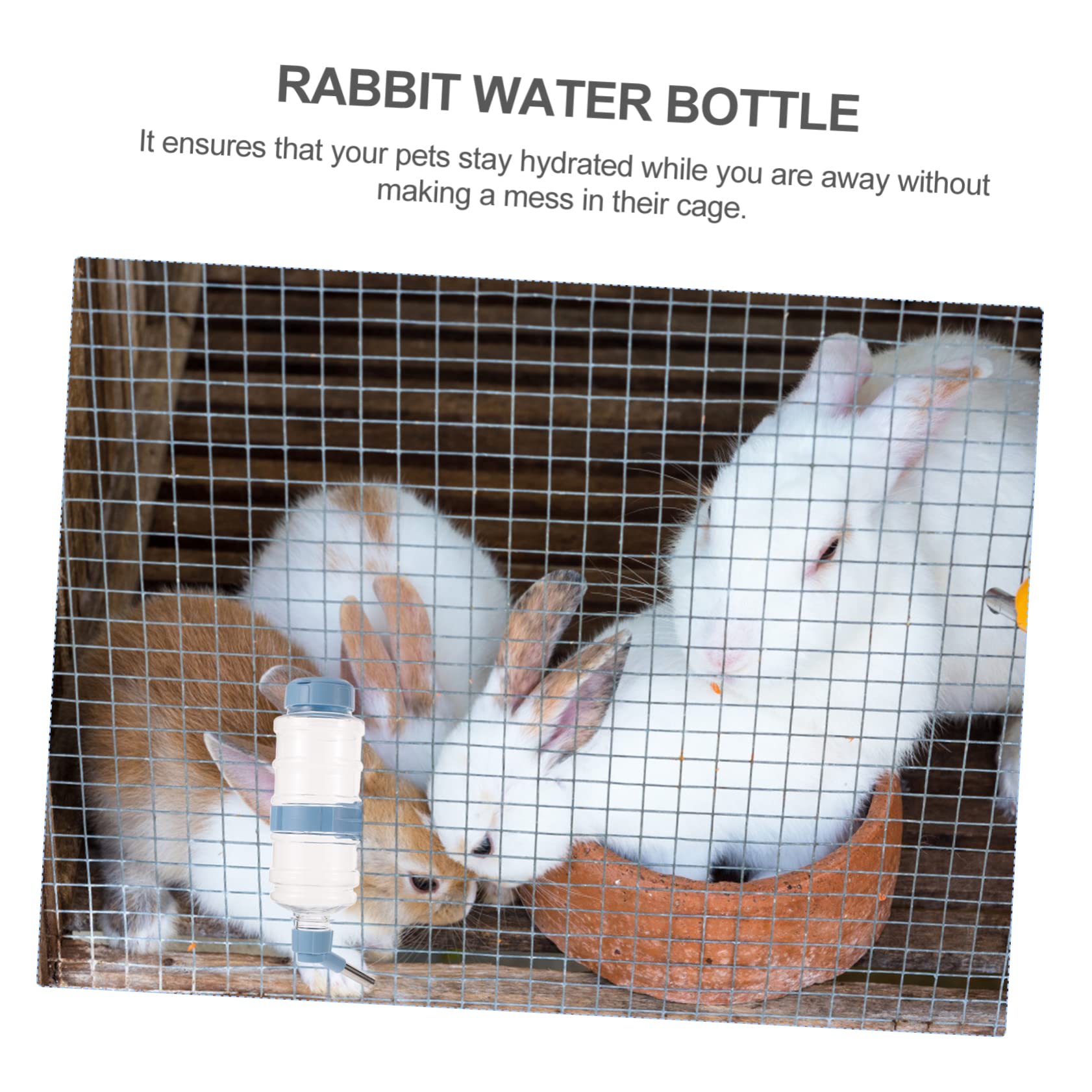 2 Stücke Große Bunny Wasser Flasche Pet Trinken Brunnen Für Chinchillas 473ml Kapazität