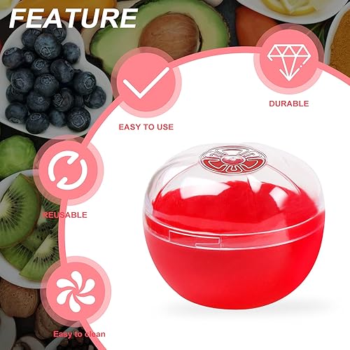 Miniatura 2 de Recipientes de almacenamiento de frutas y verduras para nevera, juego de 4 piezas, cebolla, limón, tomate y aguacate