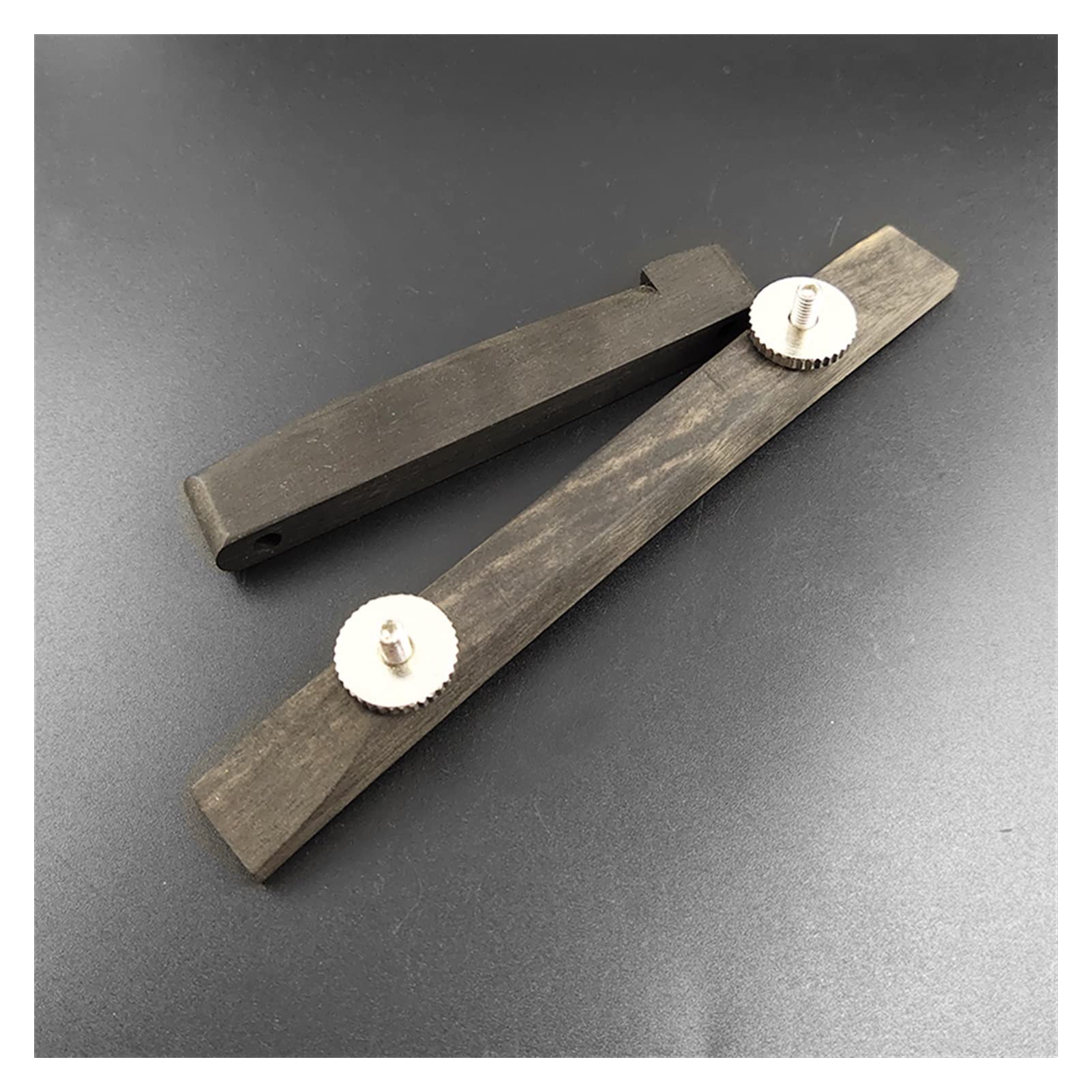 Accesorio repuesto puente 6 Cuerdas De Ébano Guitarra Puente Ajustable Flotante De Ébano Puente Bajo Accesorios De Guitarra (Color : 10pcs)