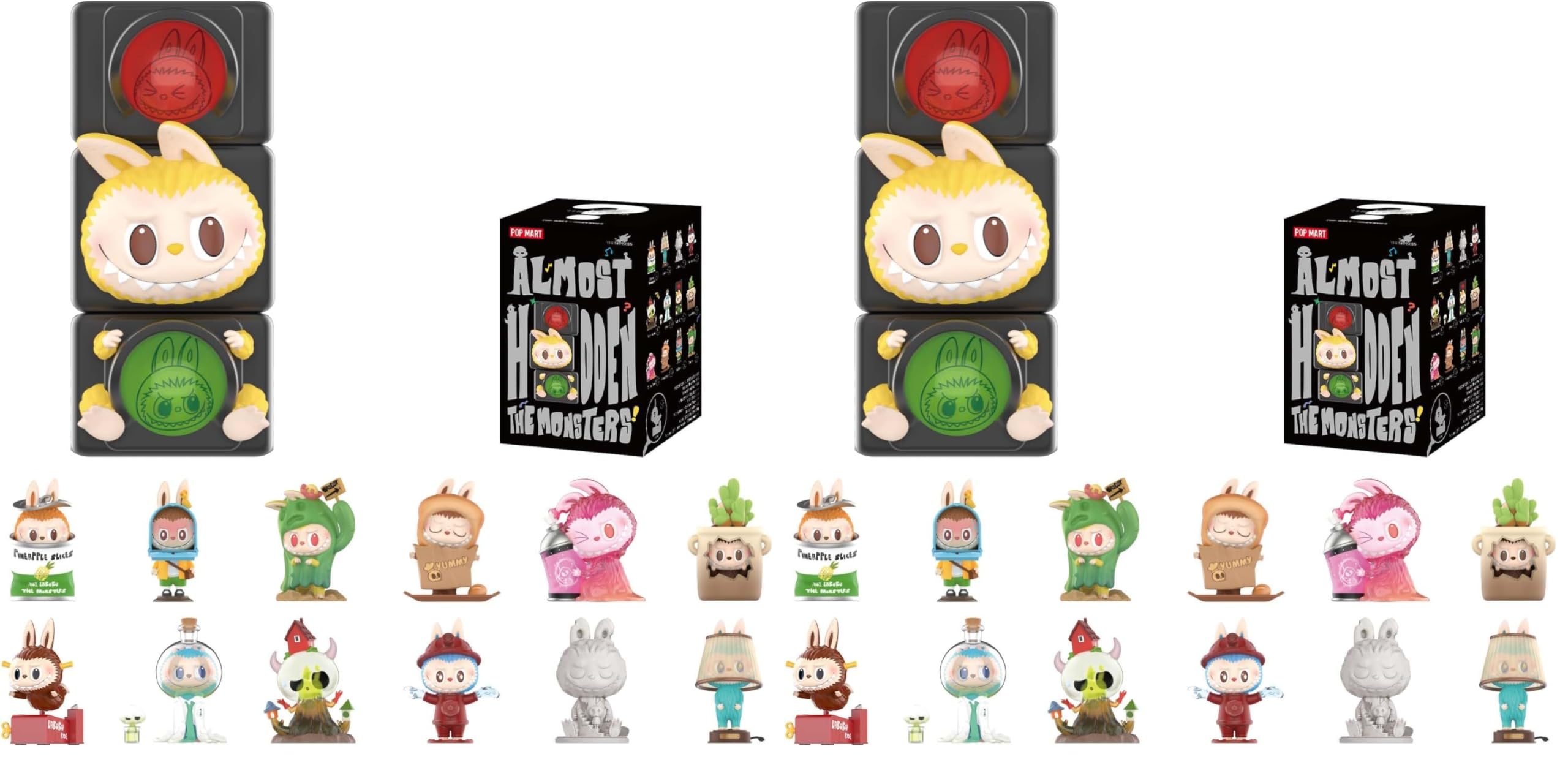 POPMART ALMOST HIDDEN THE MONSTERS ラブブ Amazon.com: POP MART The Monsters Almost Hidden Series Blind Box