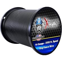 Extreme Dog Fence Wire 14 Gauge 3500 Ft - Heavy Duty Pure Electric Dog Fence Boundary Wire - متوافق مع جميع أنظمة سياج الحيوانات الأليفة في الأرض